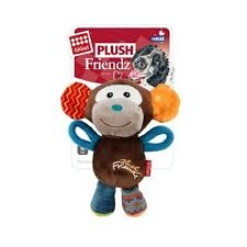 GIGWI MONKEY PLUSH FRIEDZ SQUEAKER