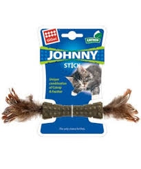 GIGWI CATNIP JOHNNY STICK NAT FEATHER