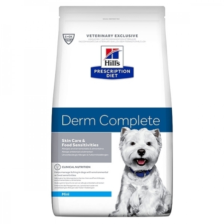 HILL'S PET NUTRITION  CANINE DERM COMPLETE MINI Cani