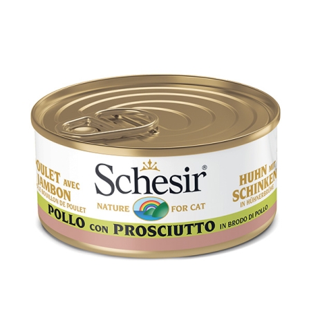 SCHESIR POLLO CON PROSCIUTTO IN BRODO DI COTTURA Gatti