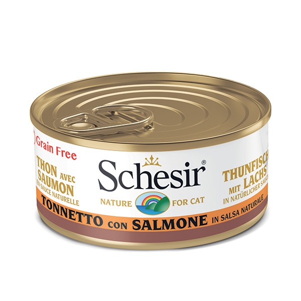 SCHESIR TONNETTO CON SALMONE IN SALSA NATURALE
