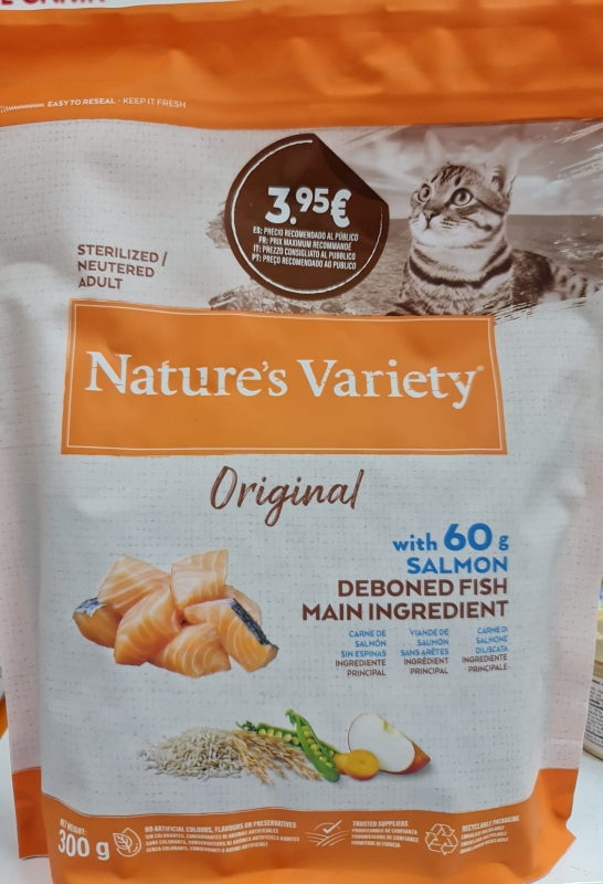 NATURE'S VARIETY ORIGINAL STERILIZED SALMONE
