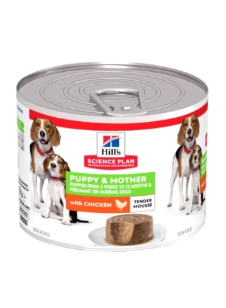 HILL'S PET NUTRITION SCIENCE PLAN PUPPY & MOTHER MOUSSE CON POLLO Cani