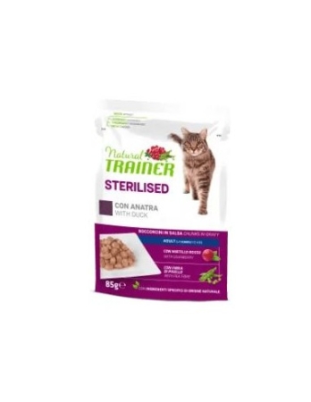 NATURAL TRAINER GATTO ADULT STERILISED ANATRA Gatti