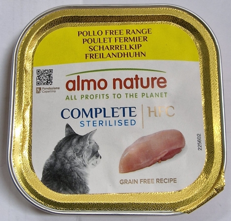 HFC ALMO NATURE COMPLETE STERILISED POLLO FREE RANGE Gatti