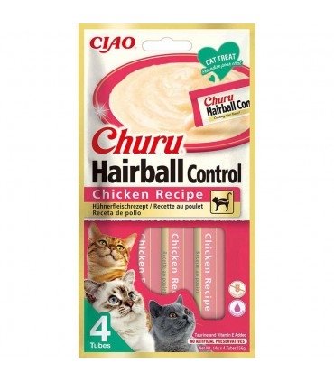 CIAO CHURU POLLO SNACK FUNZIONALE HAIRBALL CONTROL Gatti