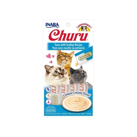 CIAO CHURU SNACK TONNO E CAPESANTE GATTI Gatti