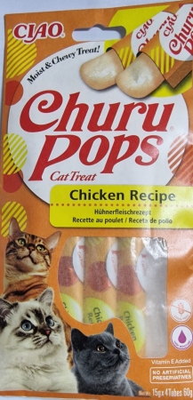 CIAO CHURU POPS SNACK GATTO IN GELATINA AL GUSTO DI POLLO Gatti