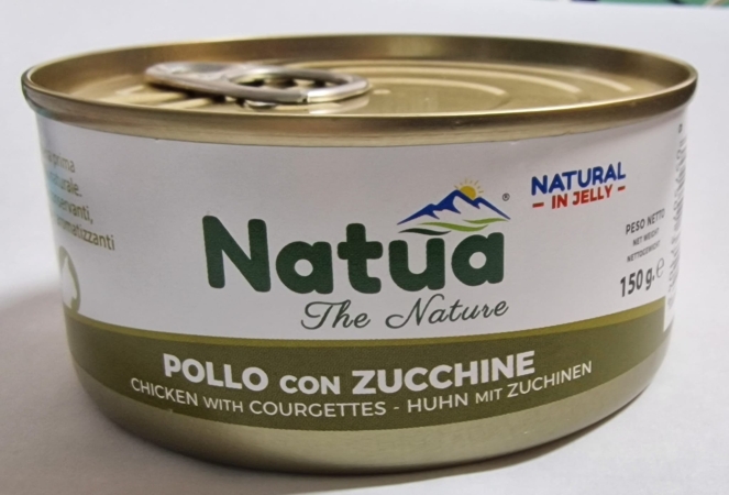 NATUA  NATURAL ADULT JELLY CAT POLLO CON ZUCCHINE Gatti