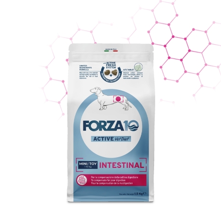FORZA 10  ACTIVE VET DIET INTESTINAL MINI/TOY ADULT PESCE DRY Cani