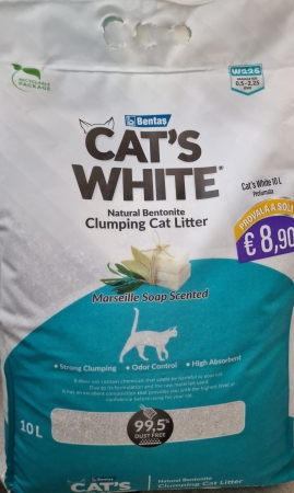 CAT'S WHITE LETTIERA SAPONE DI MARSIGLIA Gatti