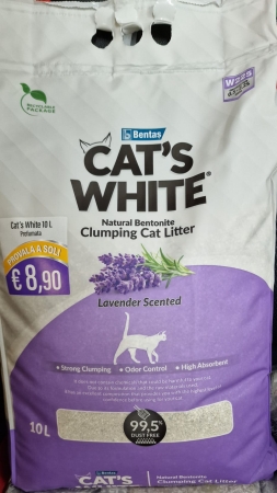 CAT'S WHITE LETTIERA LAVANDA Gatti