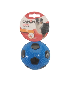 CAMON GIOCO CANE PALLA DA CALCIO IN TPR CON SQUEAKER Cani