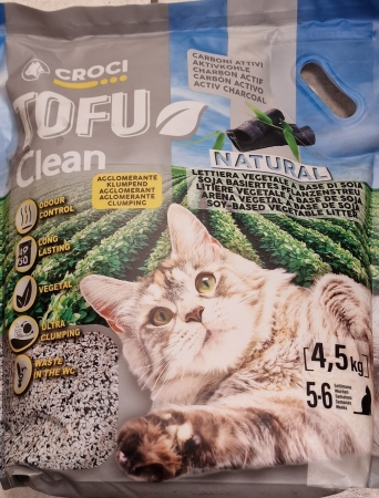 CROCI LETTIERA TOFU CLEAN CARBONI ATTIVI Igiene per cani e gatti