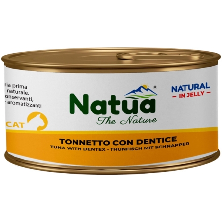 NATUA  NATURAL ADULT JELLY CAT TONNETTO CON DENTICE Gatti