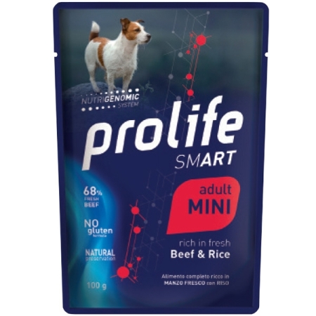 PROLIFE DOGS SMART ADULT MINI MANZO E RISO Cani