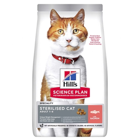 HILL'S SCIENCE PLAN CAT ADULT STERILISED SALMONE Gatti