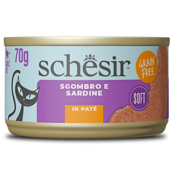 SHESIR GRAIN FREE SGOMBRO E SARDINE IN PATE'