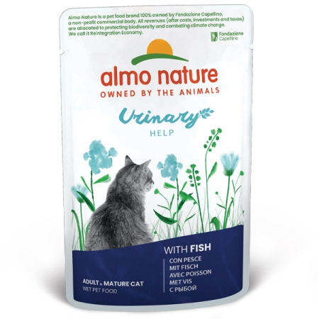 ALMO NATURE URINARY HELP CON PESCE Gatti