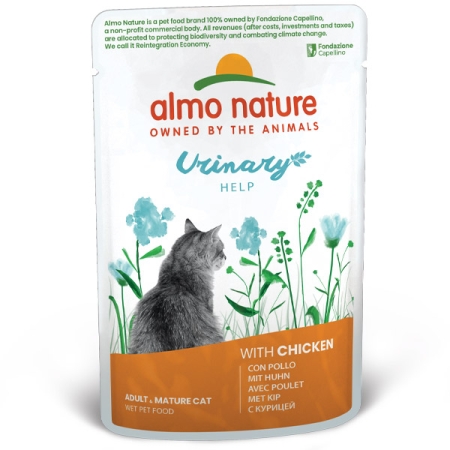 ALMO NATURE URINARY HELP CON POLLO Gatti