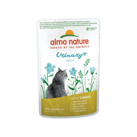 ALMO NATURE URINARY HELP CON TACCHINO Gatti