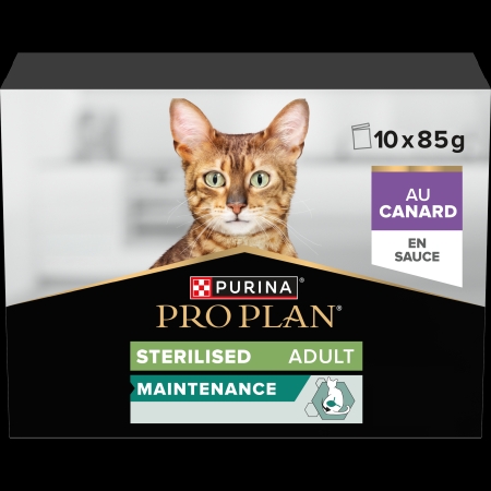 PURINA PRO PLAN STERILISED ADULT CON ANATRA IN SALSA Gatti