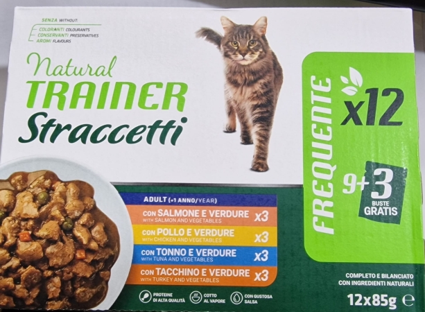 NATURAL TRAINER CAT STRACCETTI ADULT MULTIPACK X 12 Gatti