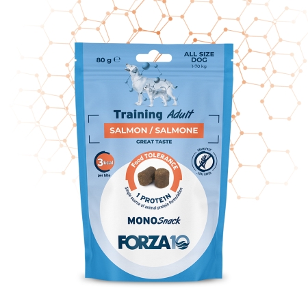 FORZA 10 MONO SNACK TRAINING ADULT SALMON/SALMONE Cani