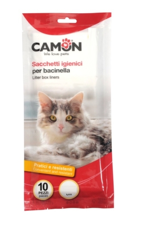 CAMON SACCHETTI X CASSETTA IGIENICA L 10 PZ Gatti