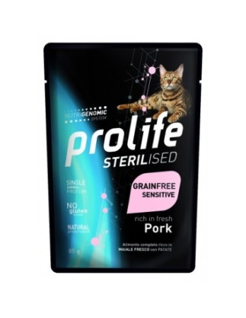 PROLIFE CATW STERILISED GRAINFREE SENSITIVE PORK Gatti