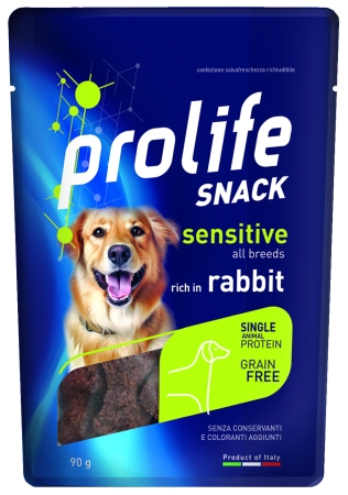 PROLIFE DOG SNACK SENSITIVE GRAINFREE RABBIT Cani