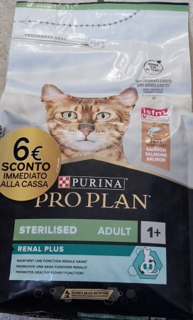 PURINA PRO PLAN STERILISED RENAL PLUS SALMONE Gatti