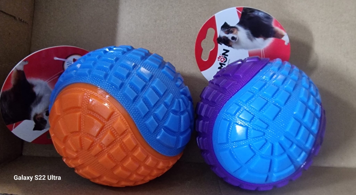 CAMON GIOCO CANE PALLA  BASEBALL IN TPR CON SQUEAKER