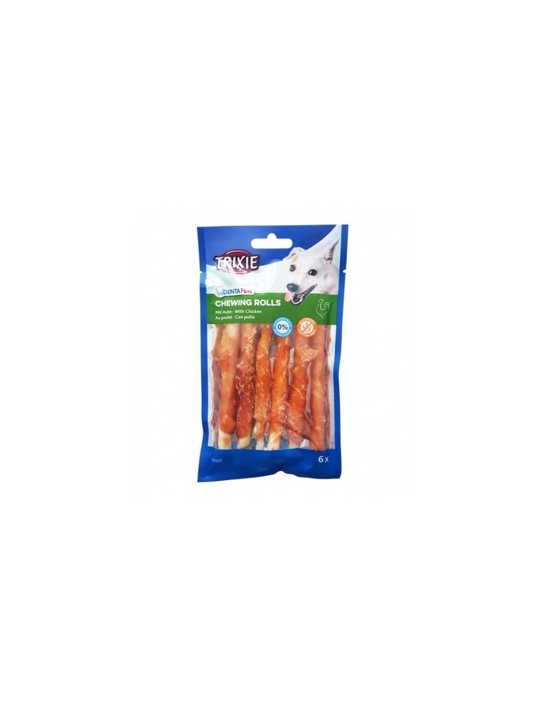 TRIXIE DENTA FUN CHEWING ROLLS POLLO