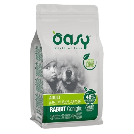 OASY DRY DOG OAP ADULT MEDIUM/LARGE CONIGLIO Cani