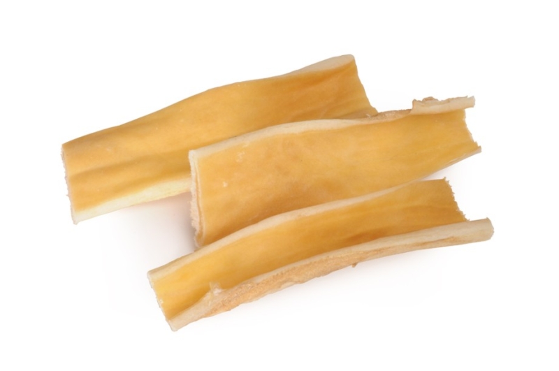 CAMON PELLE DI TESTA BOVINA BIANCA