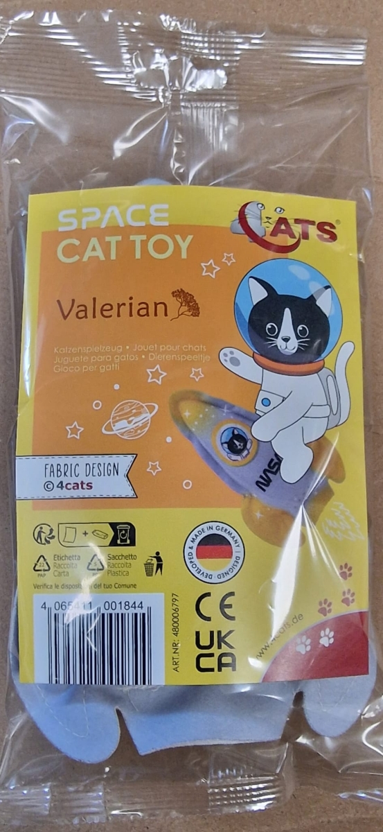 CAT TOY RAZZO SPACE VALERIANA  4CATS
