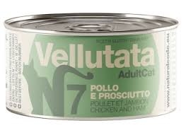 V07 VELLUTATA ADULT CAT POLLO E PROSCIUTTO