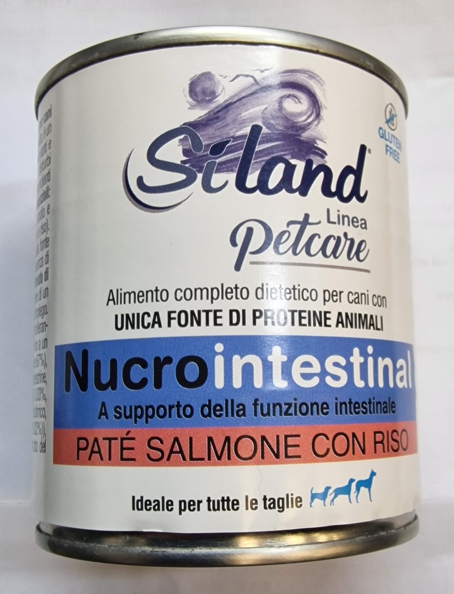 SILAND PETCARE NUCROINTESTINAL PATE' SALMONE CON RISO