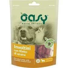 OASY SNACK DOG INVOLTINI CON FILETTO DI ANATRA