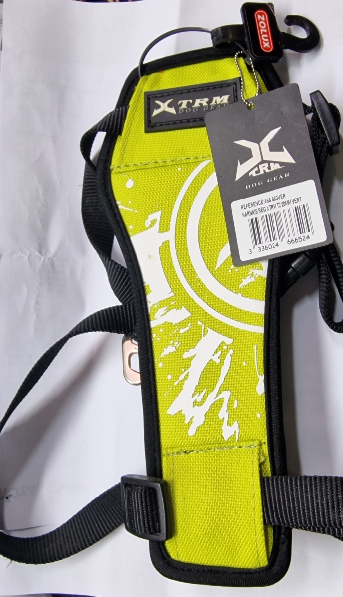 PETTORINA DOG GEAR HARNAIS REG X TRM T2 20 MM VERT