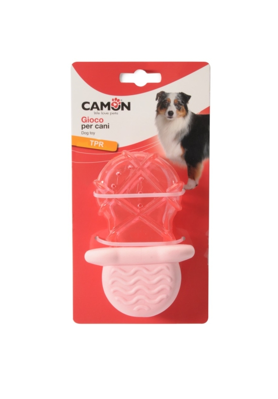 CAMON GIOCO PER CANI CIUCCIO IN TPR ROSA-AZZURRO