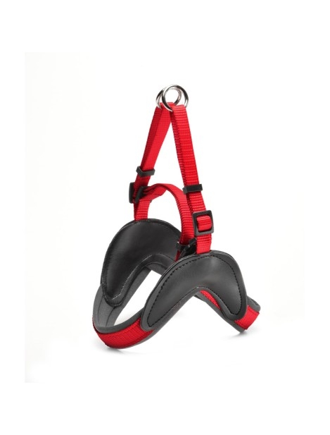 PETTORINA NYLON EASY CON NEOPRENE ROSSO