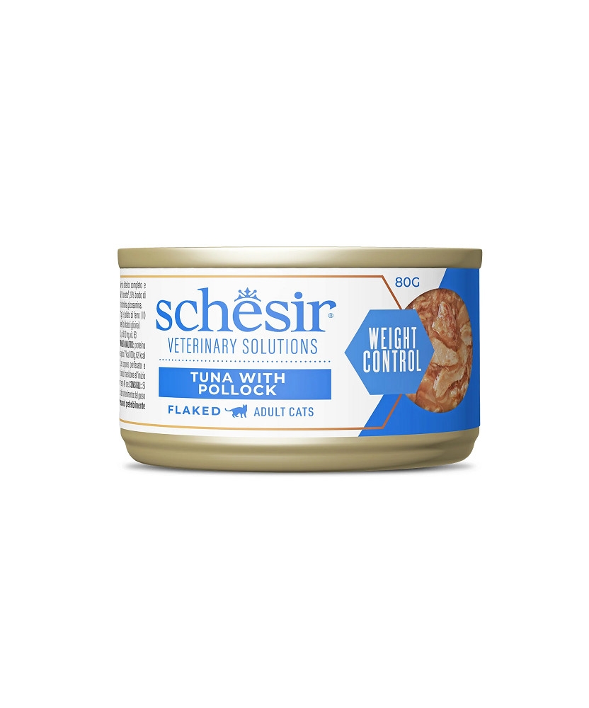 SCHESIR VETERINARY SOLUTIONS WEIGHT CONTROL FILETTI DI TONNO E MERLUZZO