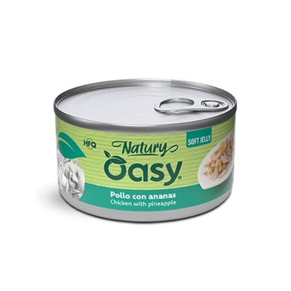 OASY WET CAT NATURY SOFT JELLY POLLO CON ANANAS