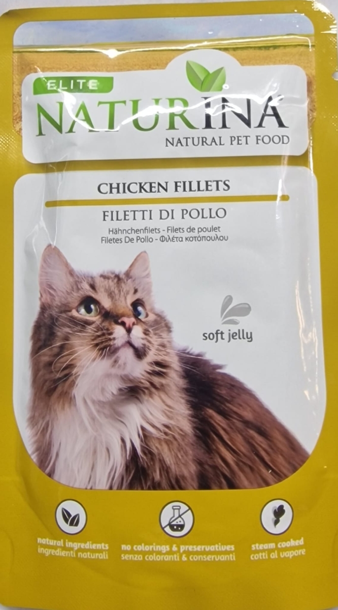 ELITE NATURINA NATURAL PET FOOD FILETTI DI POLLO SOFT JELLY