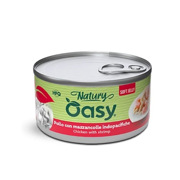 OASY NATURY SOFT JELLY POLLO CON MAZZANCOLLE INDOPACIFICHE