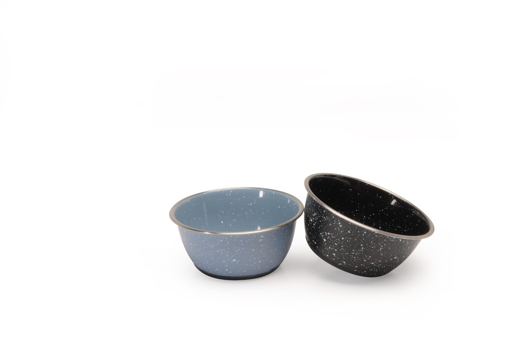 CAMON CIOTOLA IN ACCIAIO DUOBOWL ZAMPYNOX ANTISCIVOLO OPACA/LUCIDA 2 COLORI