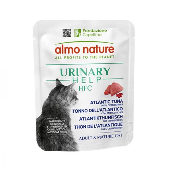 ALMO NATURE HFC URINARY HELP TONNO DELL'ATLANTICO E MIRTILLI ROSSI