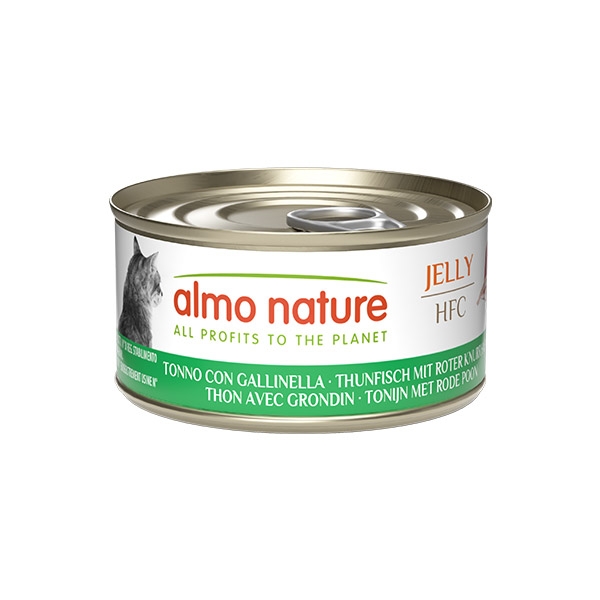 ALMO NATURE HFC JELLY TONNO CON GALLINELLA  ADULT CAT
